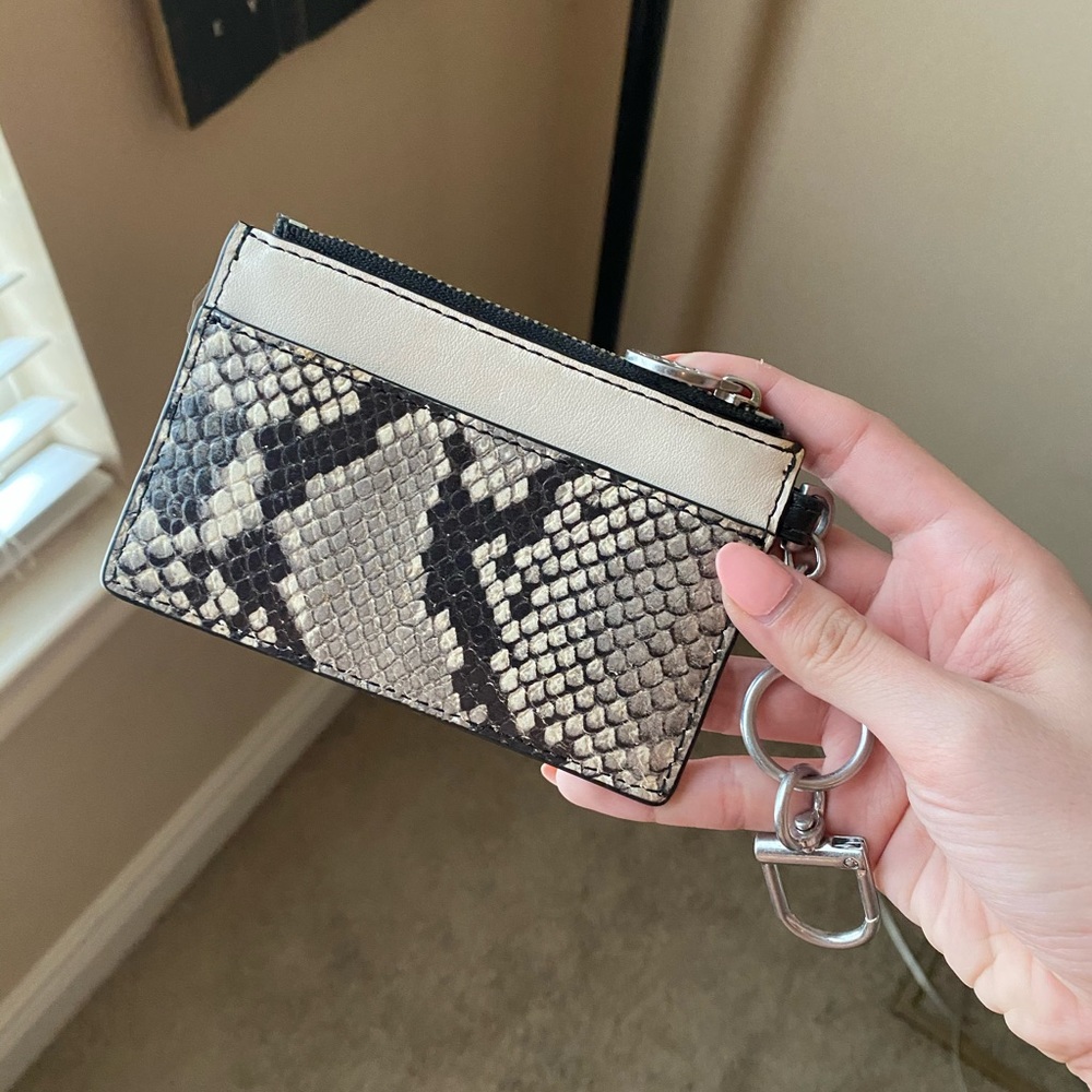 Tory Burch “S” Keychain Wallet